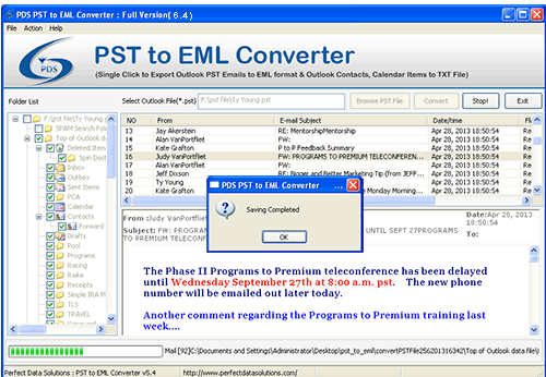 Outlook PST to EML Converter to Convert PST to EML Conversion